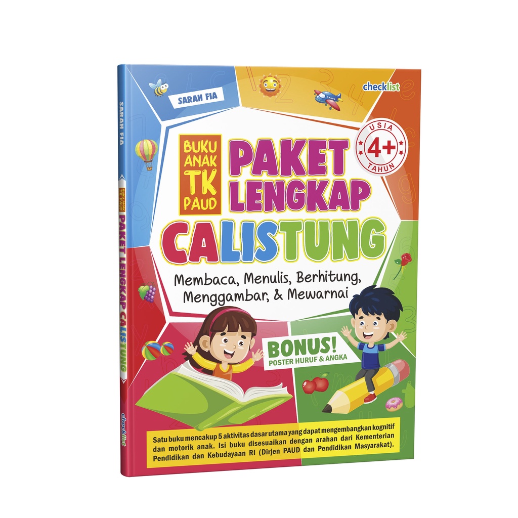 Buku Anak TK PAUD Paket Lengkap Calistung