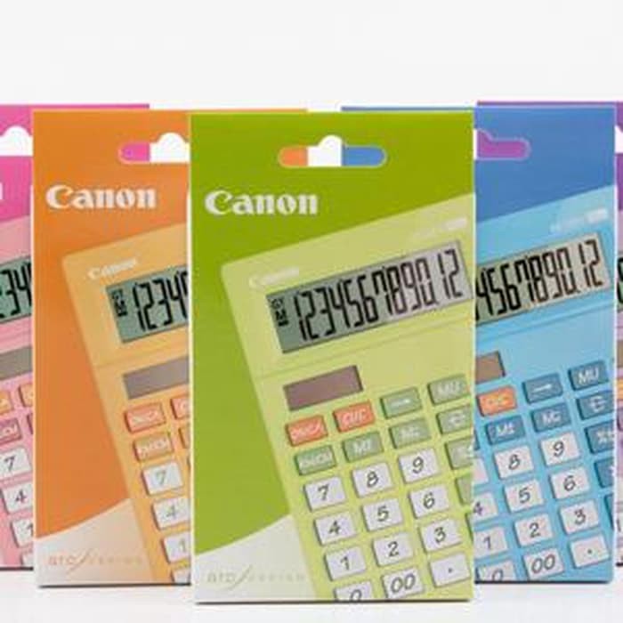 

Ready Stok Canon Calculator AS 120 V Orange Purple Pink Grey Green Blue Diskon
