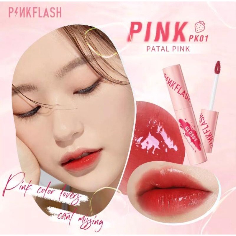 PINKFLASH Watery Glam Lipgloss China / Lasting Matte Lipcream Glossy Silky Velvet Lip Cream Lipstick Cheek Duo Tint Eyeliner Brush Mascara Eyebrow Pencil Blush On Contour Foundation Concealer Loose Pressed Powder Highlighter Blender Palette Puff Indonesia