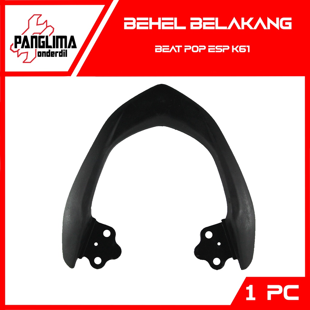 Behel Belakang Honda Beat Pop FI-F1 eSP K61 Begel-Pegangan Tangan-Bracket-Breket-Handle-Handel-Hendel-Hendle Karet-Besi Jok-Jox