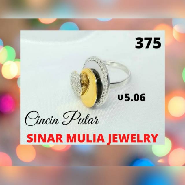 CINCIN EMAS ASLI MODEL BISA PUTAR GOYANG