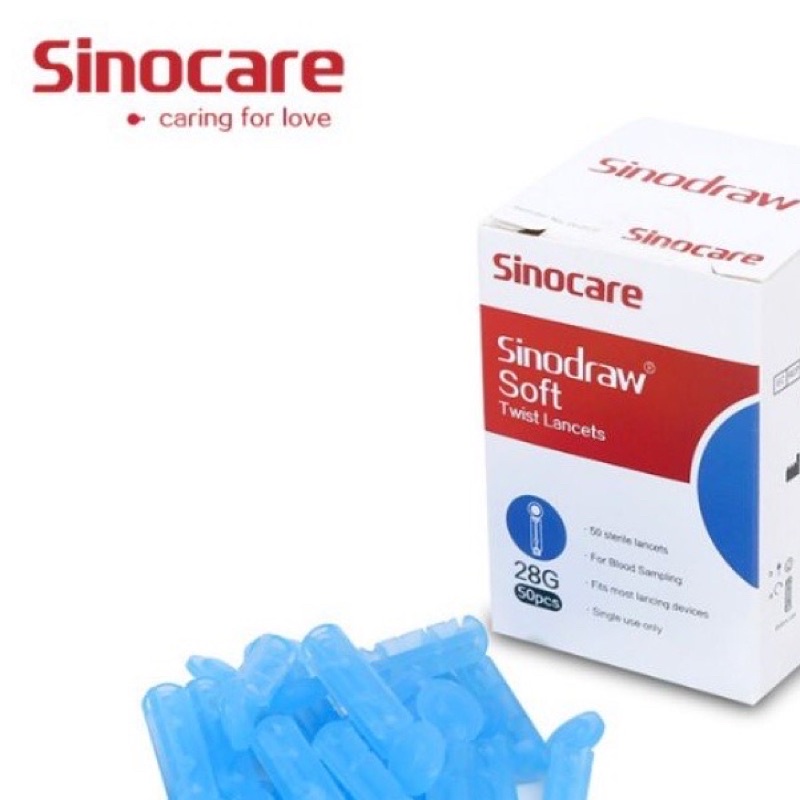 Sinocare Sinodraw Blood Lancet 28G (50 pcs)