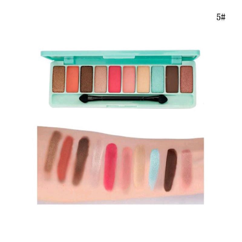 eyeshadow lameila 10 colors play highliter rouge eyeliner shimmer murah grosir