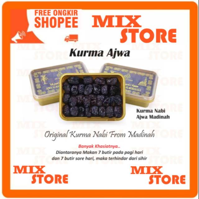 

Kurma Ajwa Madinah Premium - Kurma Ajwa Sunnah - Kurma Nabi - Kurma Ajwa