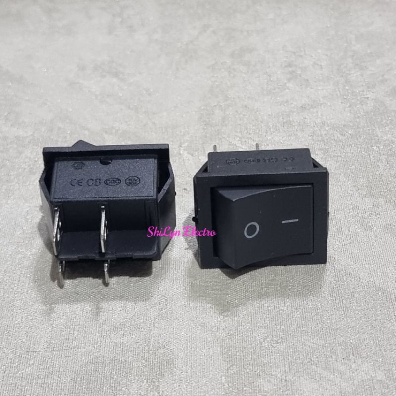 SAKLAR HITAM SWITCH ON OFF 4PIN 4P UKURAN BESAR