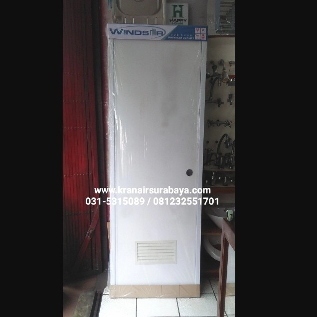 Pintu Kamar Mandi Plastik PVC Warna Putih