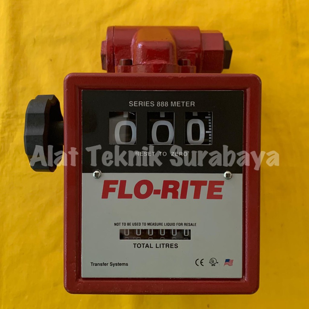 

FLOW METER FLORITE 1" X 3 DIGIT / FLO-RITE 1 INCH METERAN MINYAK SOLAR DIGIT SERI