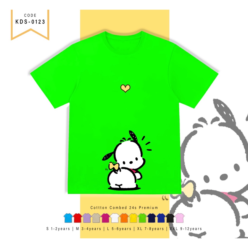 T-SHIRT KIDS / KAOS ANAK-ANAK BERGAMBAR CTEDOG / CUSTOM TEE / MURAH