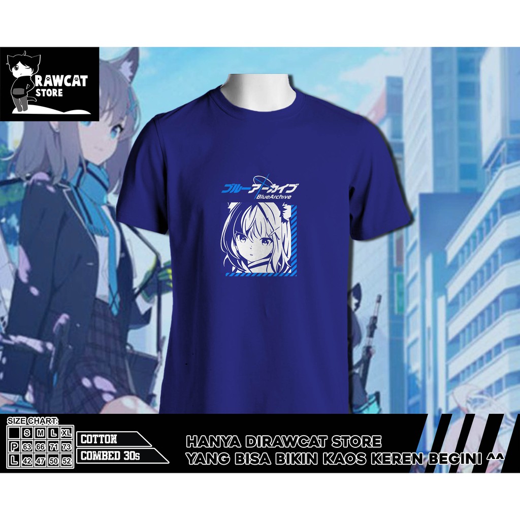 kaos pria game blue archive