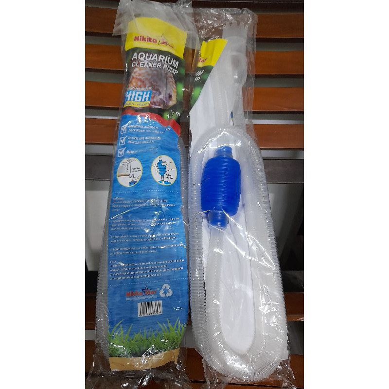 Cleaner Pump Sipon Alat Bantu Pompa Untuk Menguras dan Membersihkan Kotoran Aquarium