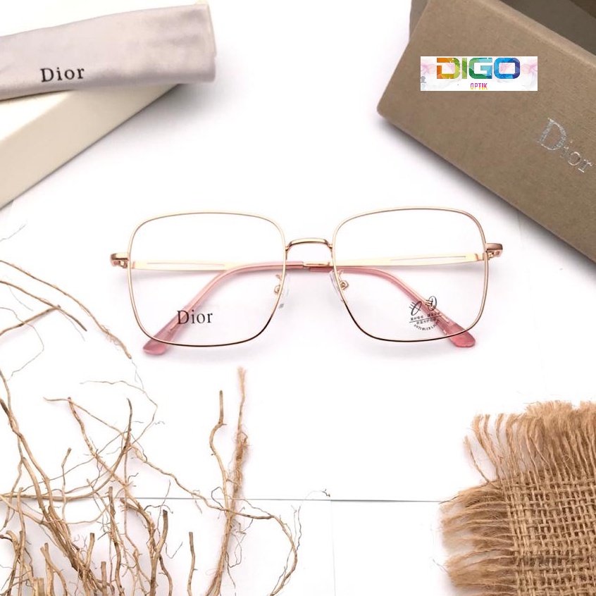 BEST SELLER!! PAKET KACAMATA MURAH FASHION WANITA KOTAK D 72652 LENSA MINUS / CYLNDR , PHOTOCROMIC , DLL .