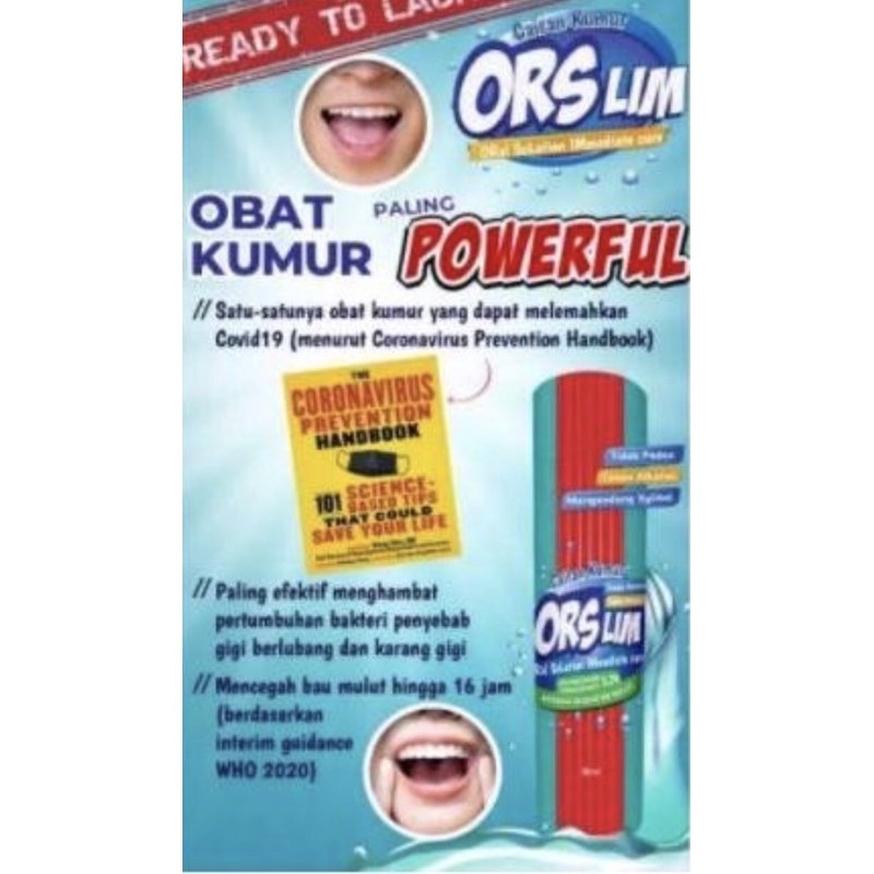 Orslim obat kumur 180 ml ( menjaga kesehatan mulut )