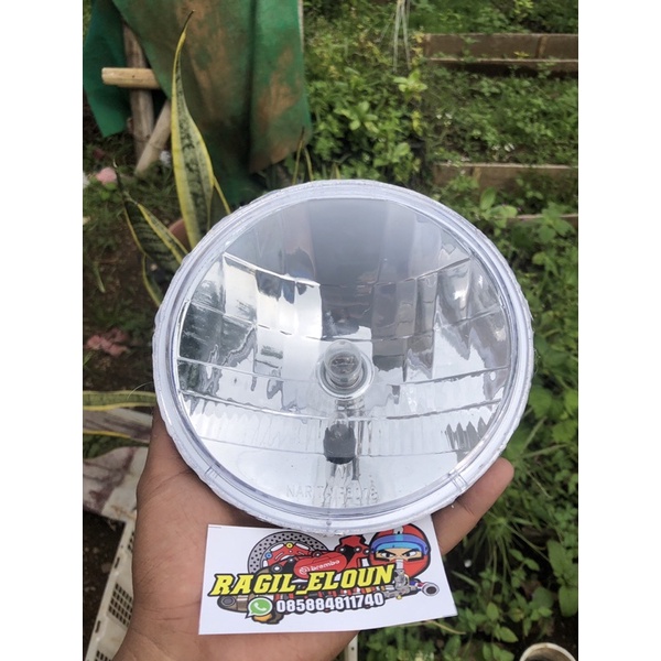Reflektor Ninja SS mika lampu Ninja SS non original bisa untuk tiger 2000 tiger revo vixion old