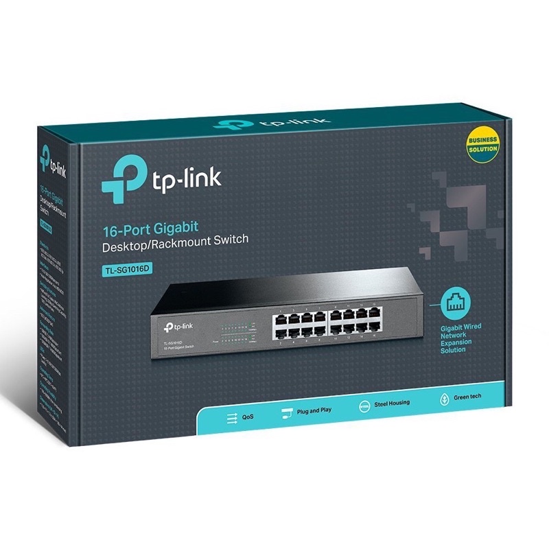 SG1016D TP-LINK TL 16 Port Gigabit Desktop/Rackmount switch hub