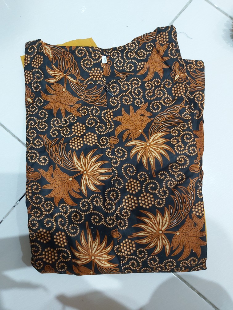 Gamis Batik Rempel Ready Jumbo Ld 120cm