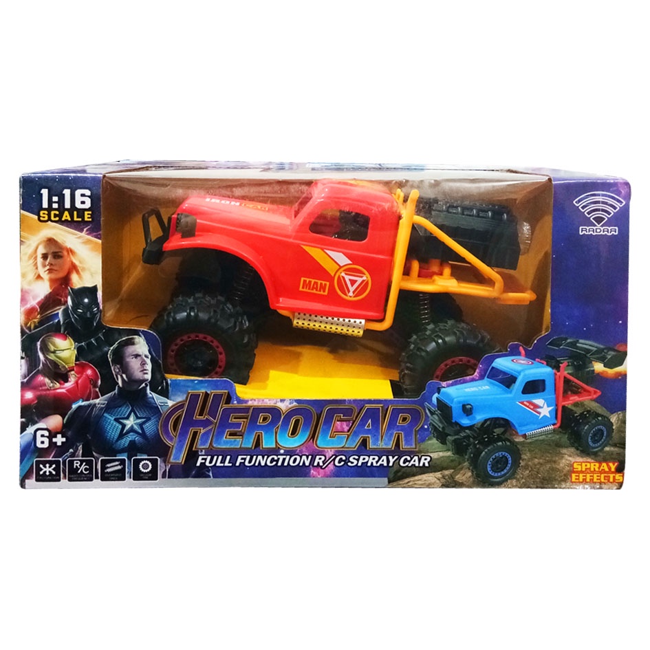 JEEP RC AVENGERS SMOKE -  RC Car Superhero Ironman Mobil Superhero Ironman