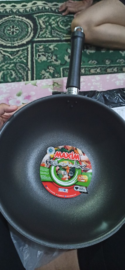 Wajan Penggorengan Teflon Maxim Hero Wok 28 Cm