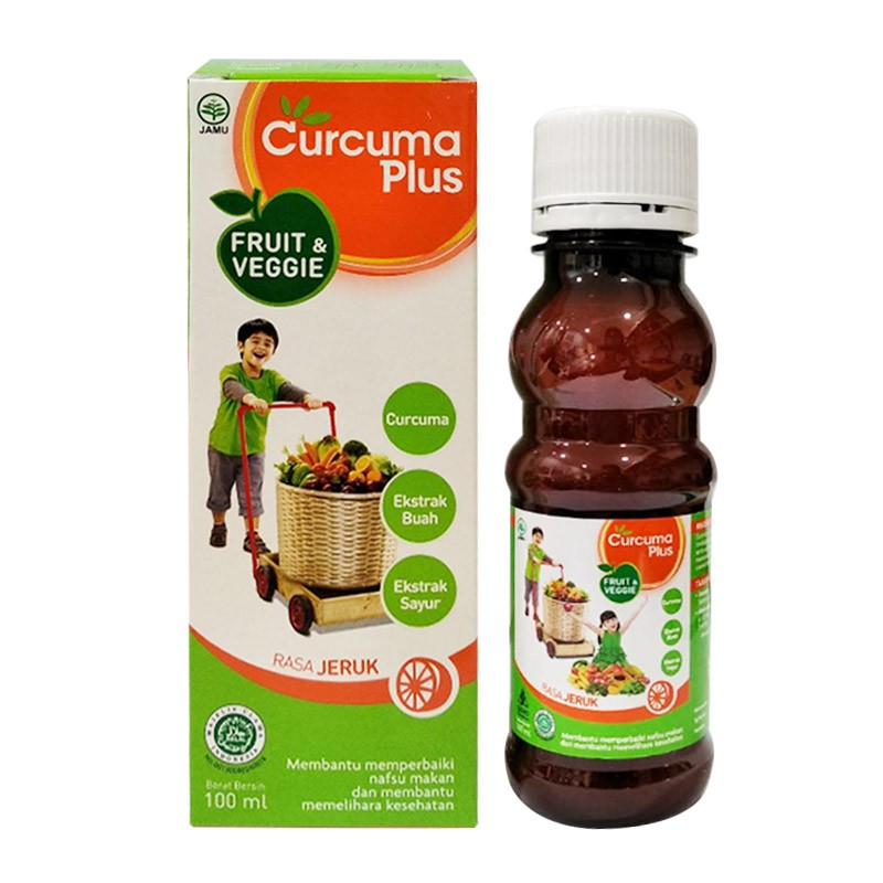 Curcuma Plus Fruit and Veggie Orange 100ml