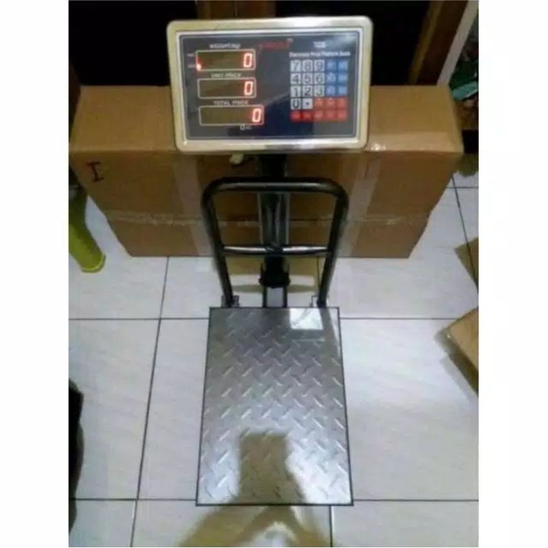 Timbangan digital Morizt 120kg 2layar 2fungsi ces dan listrik