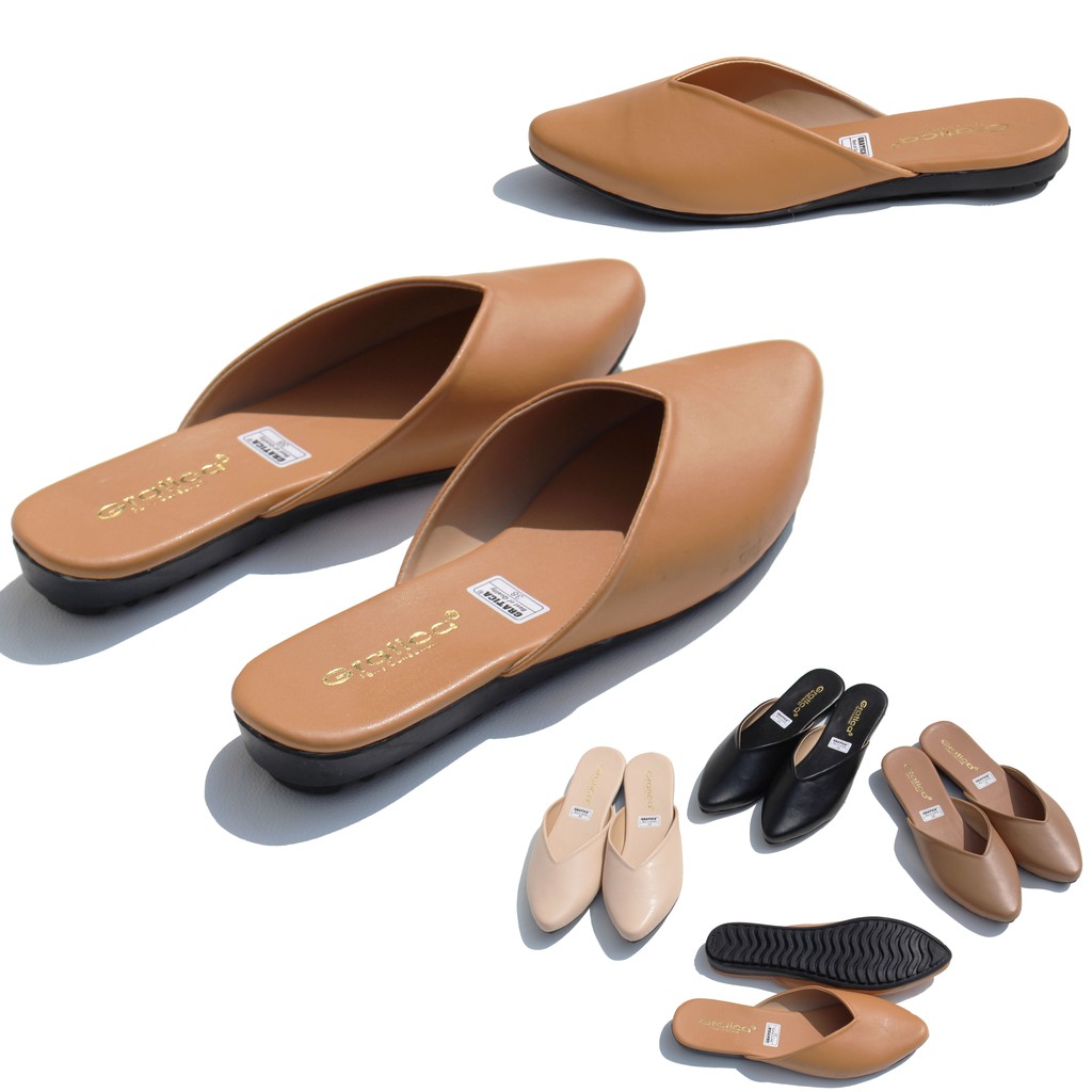 Sepatu Selop Flat shoes Wanita Gratica MI 09