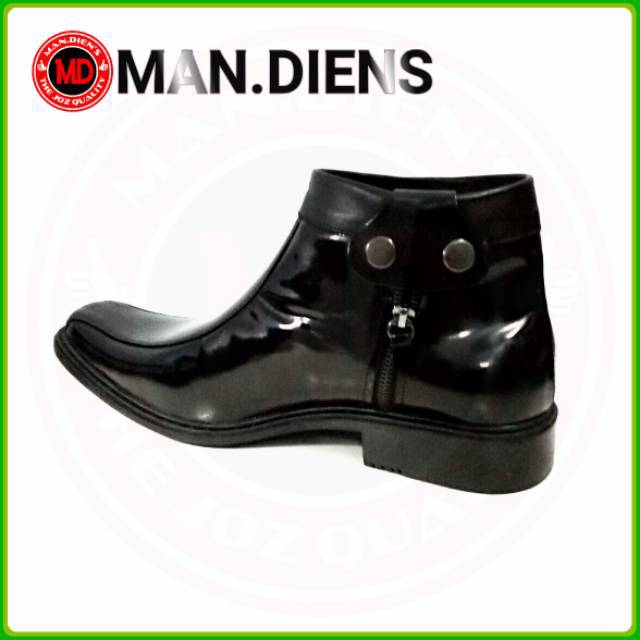 MANDIENS  SJ264 LUX / SJ164 Sepatu PDH Boots Kulit Kilap Asli Original Medali Export Quality