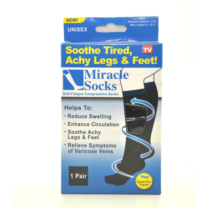 VOM-Miracle Socks Anti Fatigue / Kaos Kaki Anti Lelah Travelling 0361