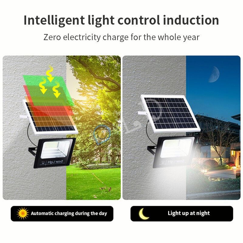 [COD] Solar Light Lampu Panel Surya Tenaga 1000Watts Led Outdoor Flood Light Cell New Lampu Sorot Solar Cell / Lampu LED Tenaga Matahari / Lampu Panel Surya / Lampu Tembak Solar Cell