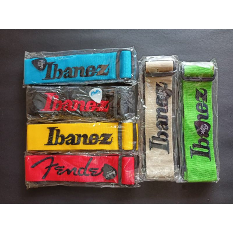strap bordir/ selempang gitar/guitar/akustik elektrik nylon
