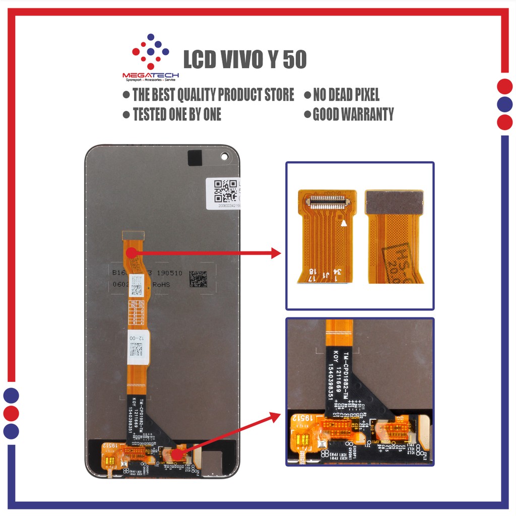 LCD Vivo Y50 Fullset Touchscreen