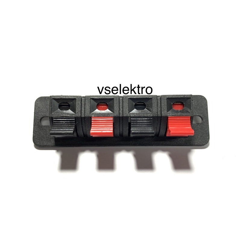 TERMINAL SPEAKER 4 PIN KECIL/TERMINAL SPEAKER STEREO/TERMINAL KABEL SPEAKER JEPIT 4 PIN / TERMINAL J