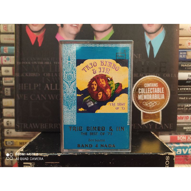 Kaset Pita : TRIO BIMBO & IIN - THE BEST OF '73 bersama BAND 4 NADA