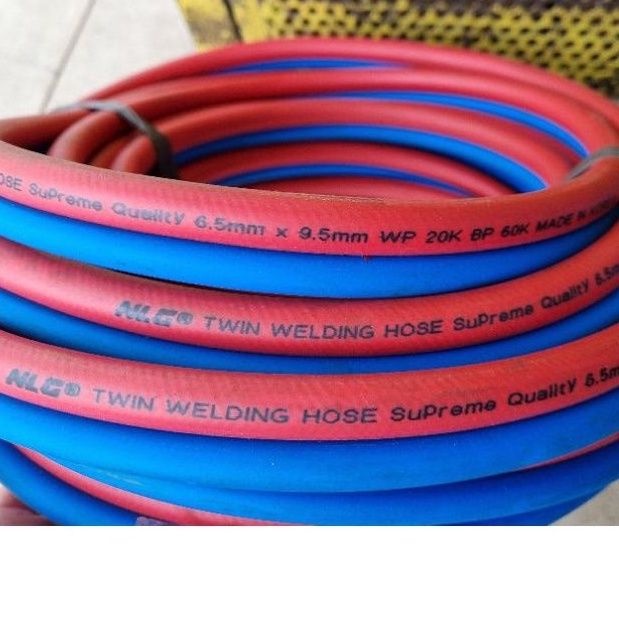 Jual SELANG LAS DOUBLE SELANG GAS OKSIGEN SELANG BLENDER TWIN HOSE MERK