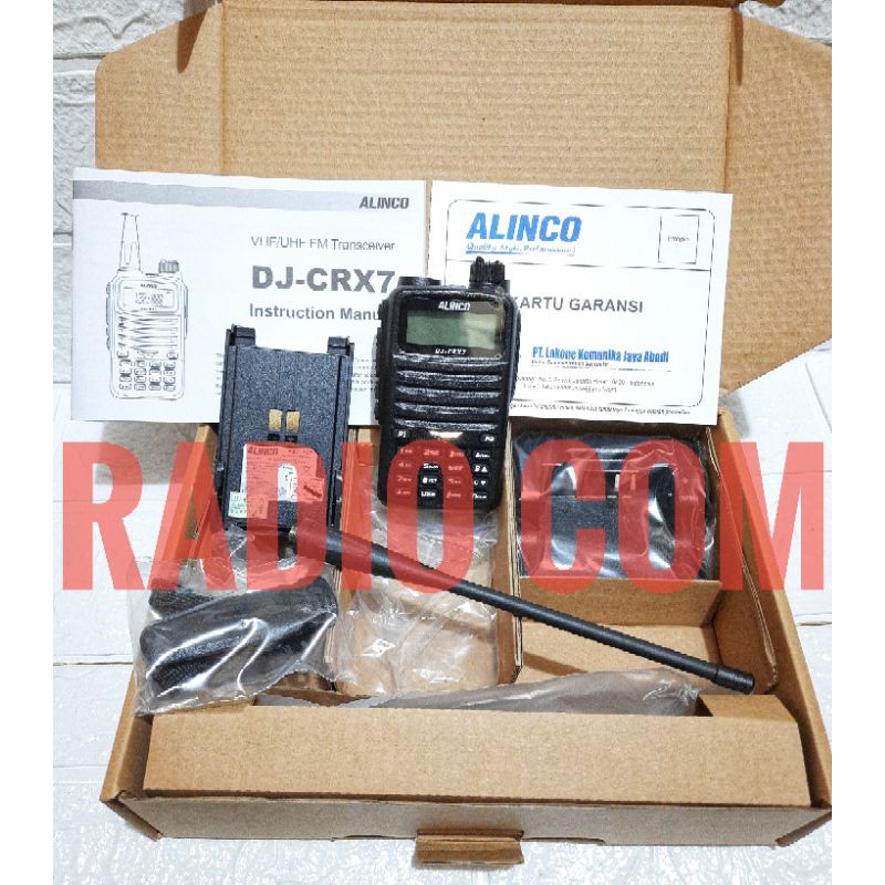 HT ALINCO DJ CRX7 DUALBAND ORI MURAH - HT DUALBAND ALINCO CRX7 GARANSI RESMI ALINCO DJ-CRX7 MURAH