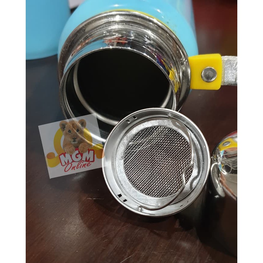 Termos Air Panas dengan Saringan TEH / Kopi - Vaccum Flask 600ml POWER