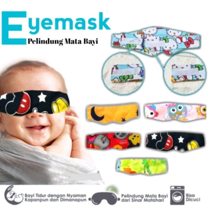 Kacamata Jemur Bayi / Penutup Mata Bayi / Eye Mask Baby BB-32