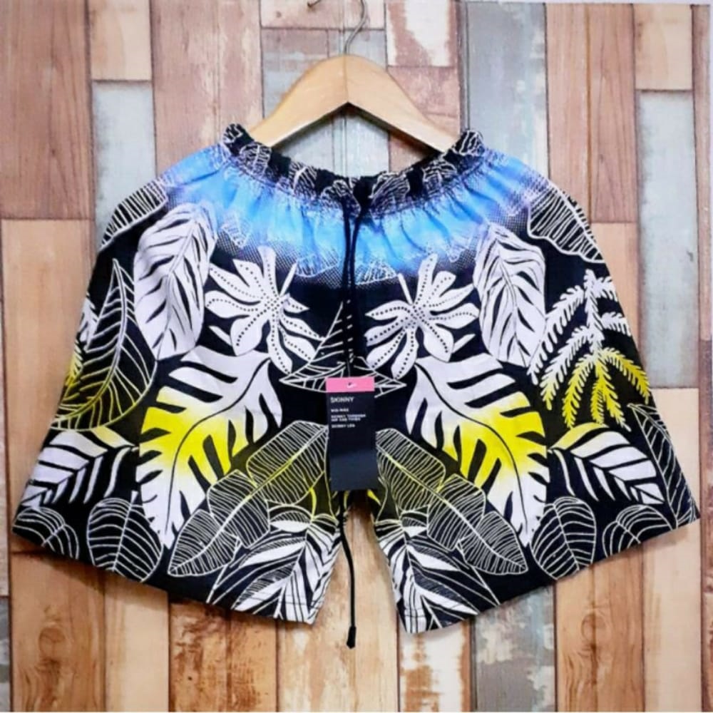 BEST SELLER 1 - BOXER PRIA WANITA| CELANA DALAM PENDEK KOLOR BOXSER PANTAI BAHAN KATUN BOKSER DISTRO SURFING PREMIUM PANTAI SANTAI RENANG COWOK PRIA WANITA CEWEK LAKI LAKI COWO PEREMPUAN REMAJA DEWASA-Leaf