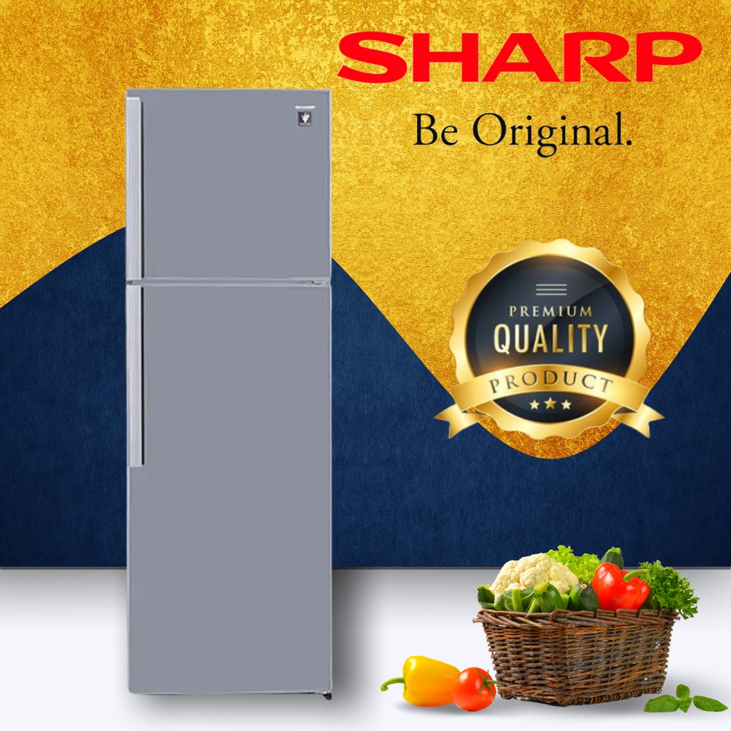Kulkas Sharp 2 pintu SJ 420GP PLASMACLUSTER ( Free Ongkir