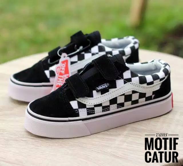 TERMURAH ! Sepatu vans anak kids GRATIS BOX VANS