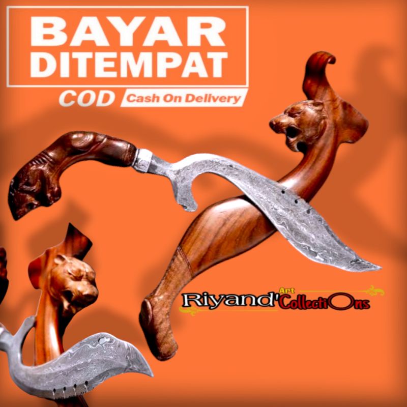 Koleksi Kujang ciung wanara jawa barat,bilah pamor ,bilah damascus 100% original