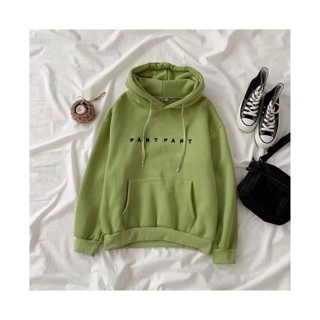 HOODIE PREMIUM PART PART AVOCADO / HOODIE WANITA TEBAL