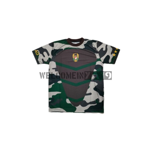 Kaos Pendek Full Print Jersey Drifit Loreng TNI AD / Oblong Loreng Malvinas Premium