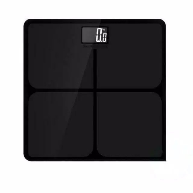 Timbangan Badan Digital 180KG Hitam - Pengukur Berat Badan Digital Warna Hitam Pelangi Body weight Diet
