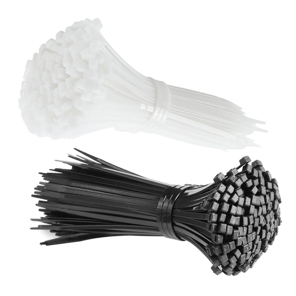 gs8 ycdc kabel tis ties self locking wire zip cable organizer 3x150mm 1000 pcs - v94 - black Or-i