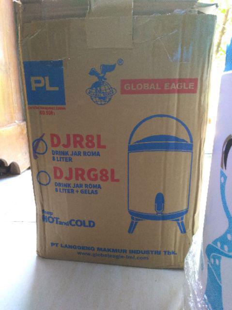 Drink Jar Roma Global Eagle  / Tempat Air Minum / Termos Air Panas Dingin 8 Liter