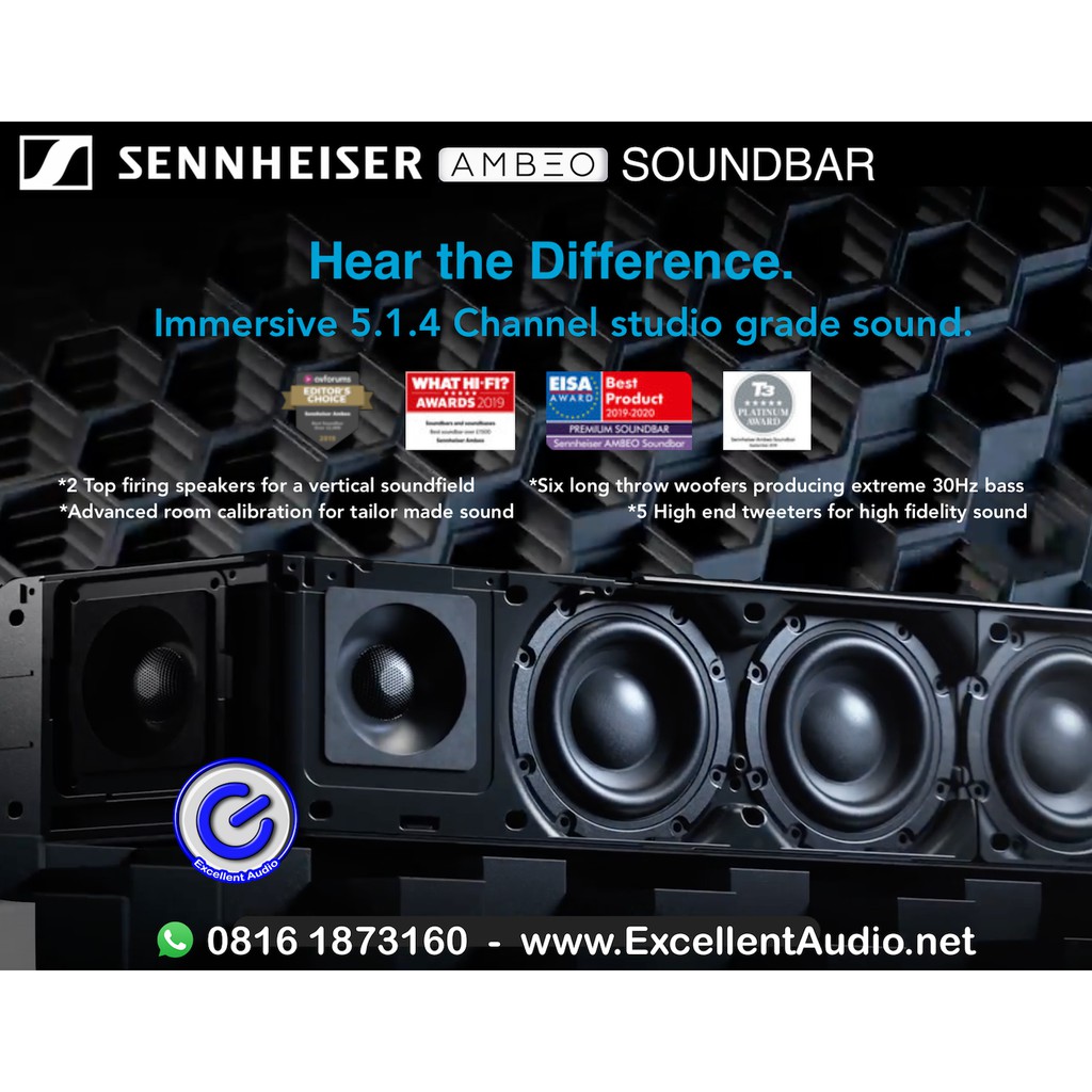 Sennheiser ambeo premium soundbar dolby atmos
