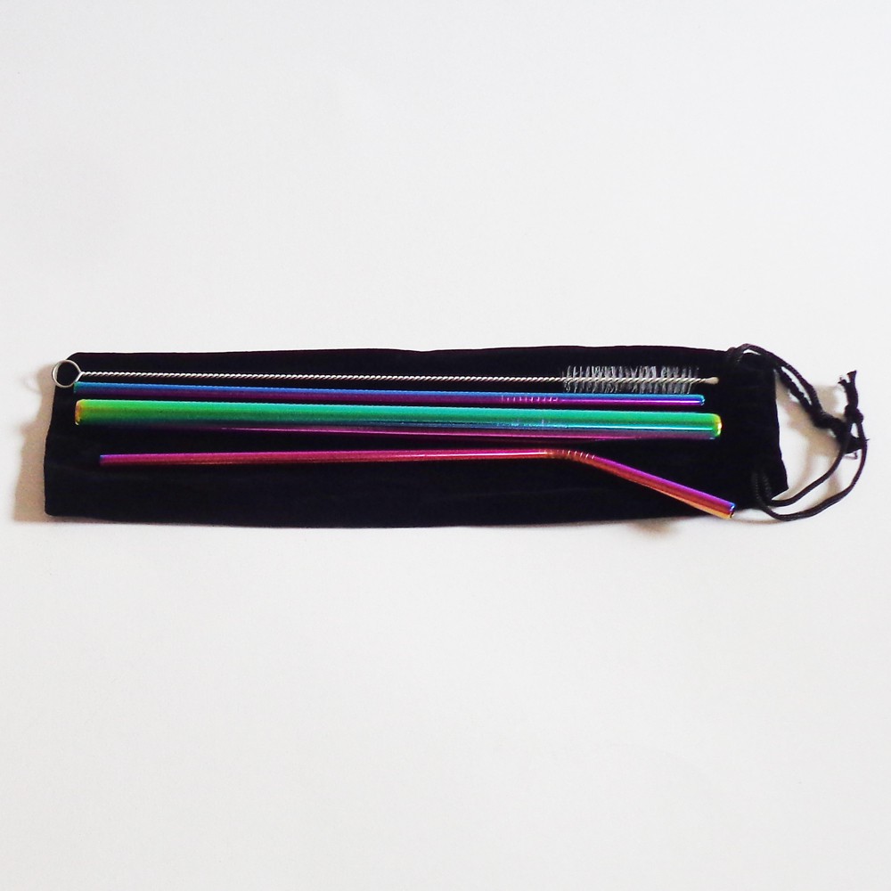 

Sedotan Minuman Stainless Straw Rainbow
