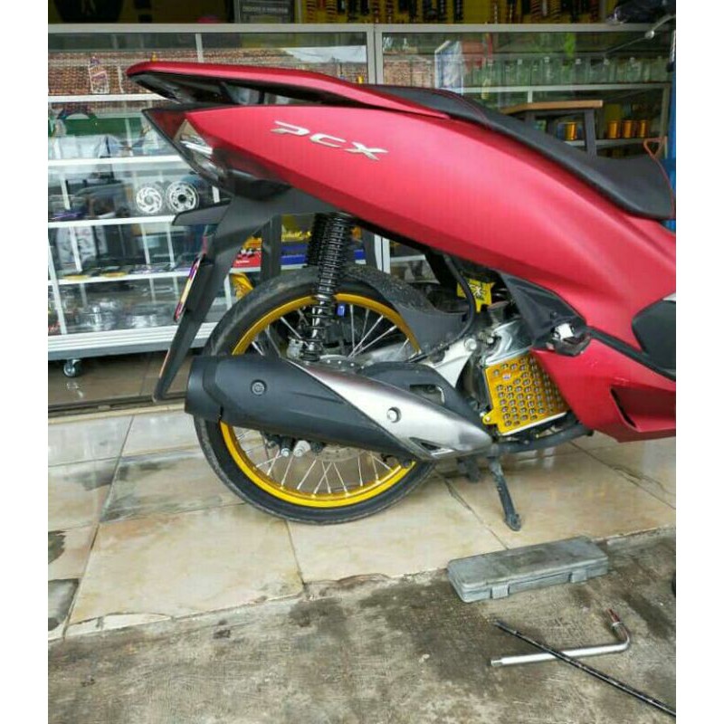 Cover radiator CNC HRC vario 125 vario 150 pcx lokal honda PCX honda ADV. BONUS baut dan bosh