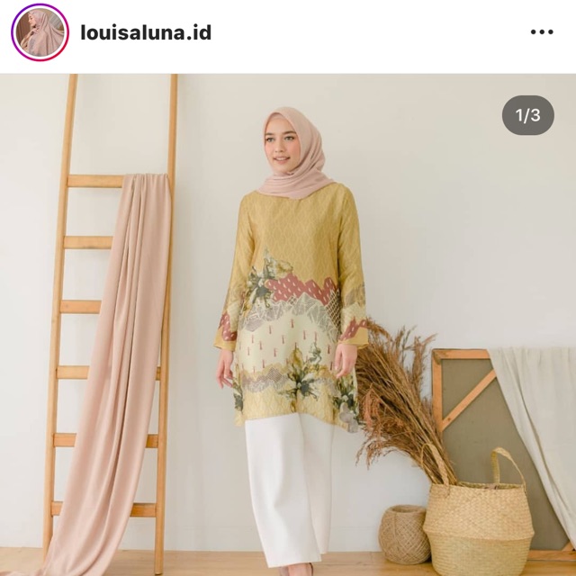 Kalla series tunik louisaluna preloved