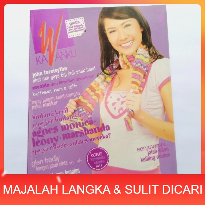 Majalah KAWANKU No.42 Apr 2004 Cover BUNGA CITRA LESTARI Langka