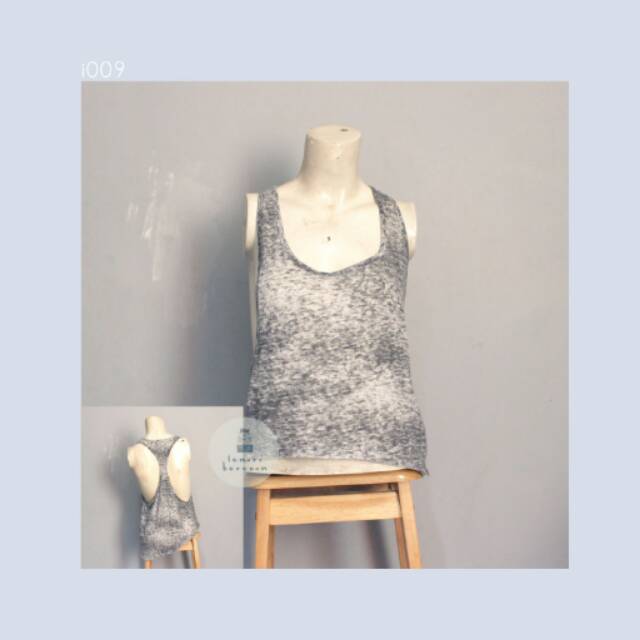 [Preloved] Washed Grey Top